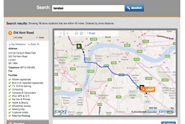 Bing Maps storefinder